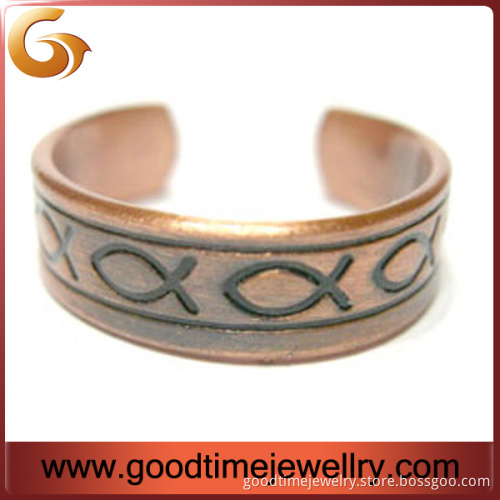 Classic Fish Copper Ring